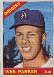 1966 Topps Baseball Cards      134     Wes Parker